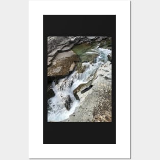 White Water Stream Posters and Art